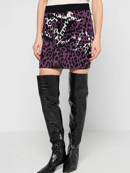 Zdjęcie produktu Spódnica mini Just Cavalli fioletowy