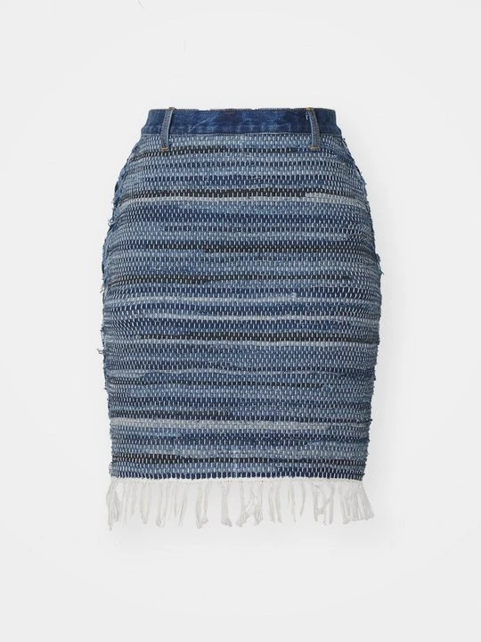 Zdjęcie produktu Spódnica mini Ksenia Schnaider niebieski denim