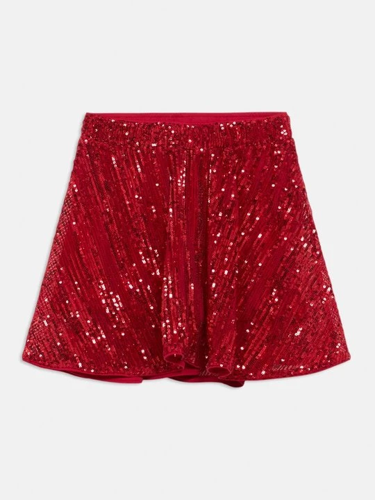 Zdjęcie produktu Spódnica mini Lindex ciemnoczerwony
