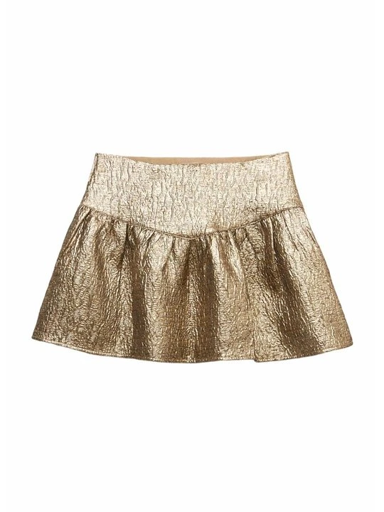 Zdjęcie produktu Spódnica mini Marks & Spencer w kolorze złota