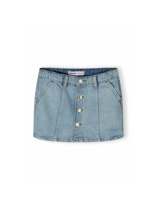 Zdjęcie produktu Spódnica mini MINOTI jasnoniebieski denim