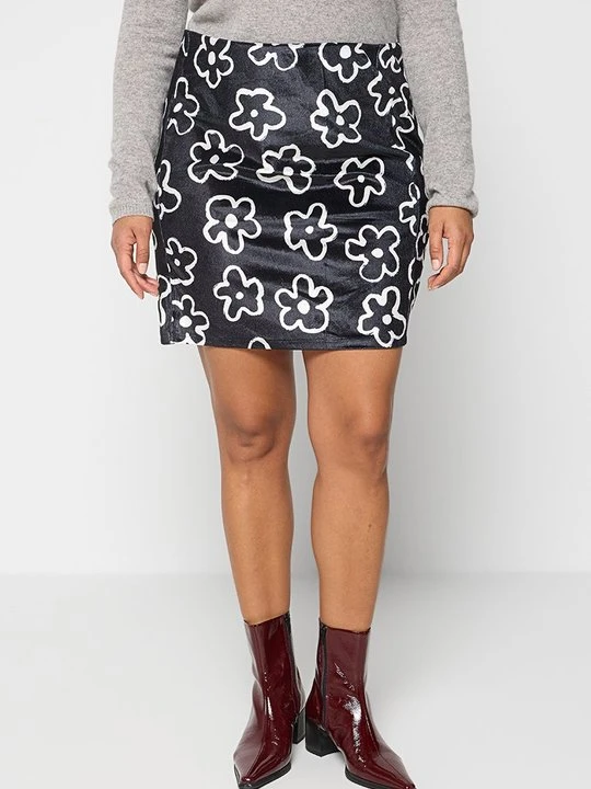 Zdjęcie produktu Spódnica mini Monki szary