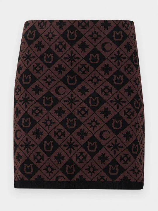 Zdjęcie produktu Spódnica mini Nanushka brązowy