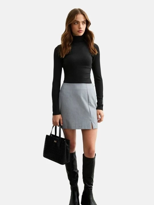Zdjęcie produktu Spódnica mini New Look szary