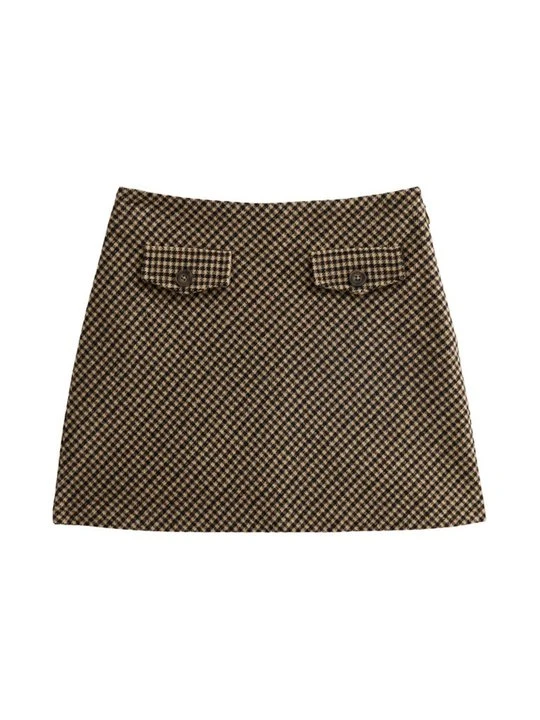 Zdjęcie produktu Spódnica mini New Look brązowy
