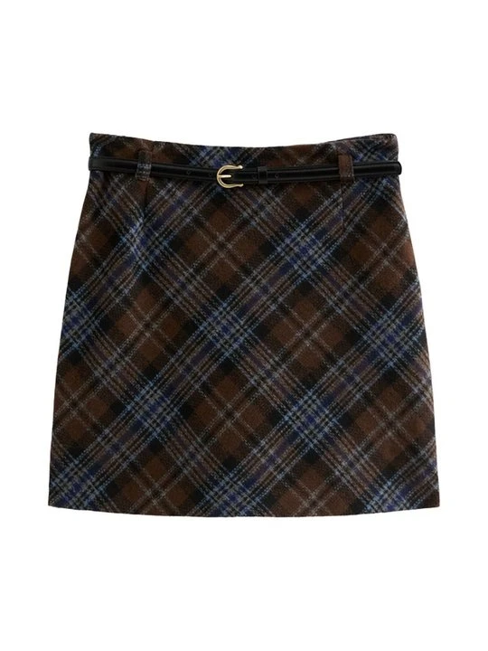 Zdjęcie produktu Spódnica mini New Look brązowy