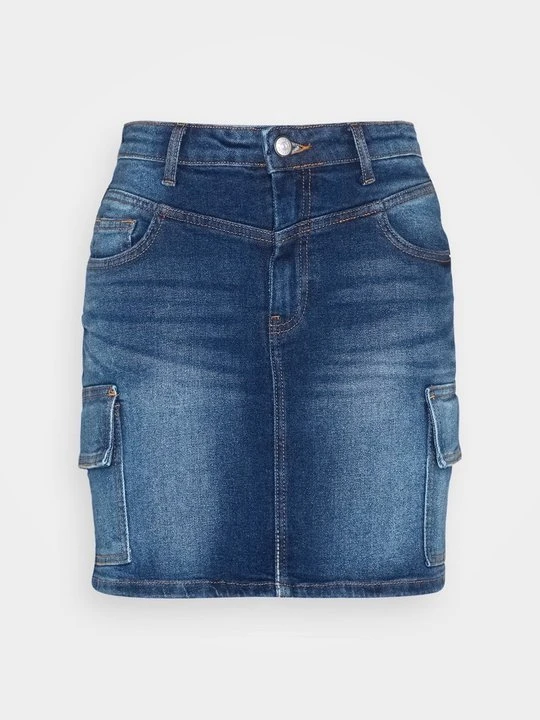Zdjęcie produktu Spódnica mini Noisy May niebieski denim