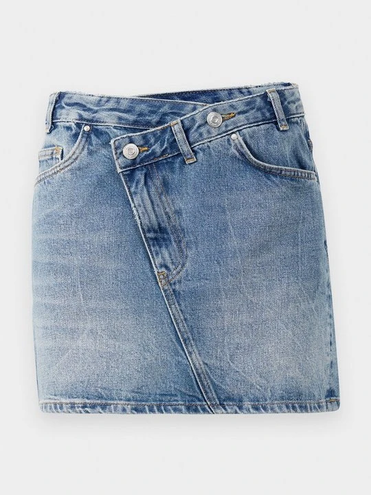 Zdjęcie produktu Spódnica mini Noisy May niebieski denim