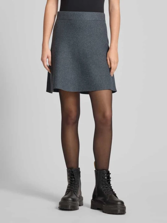Zdjęcie produktu Spódnica mini o kroju regular fit z elastycznym pasem model ‘AMA LIFE’ Only Średnioszary melanż