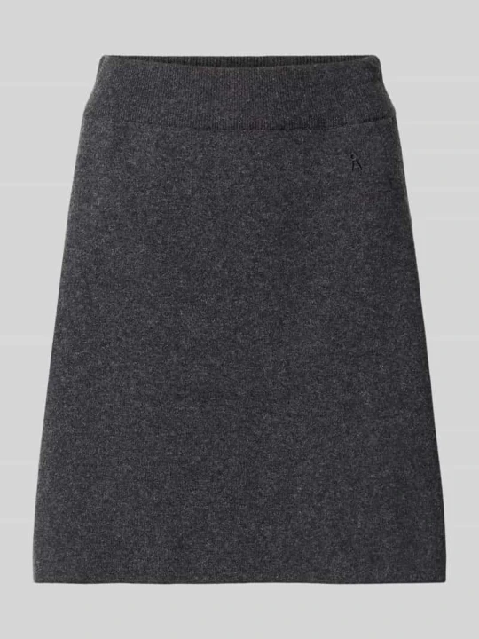 Zdjęcie produktu spódnica mini o kroju slim fit z mieszanki bawełny ARMEDANGELS Antracytowy