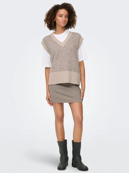 Zdjęcie produktu Spódnica mini Only taupe