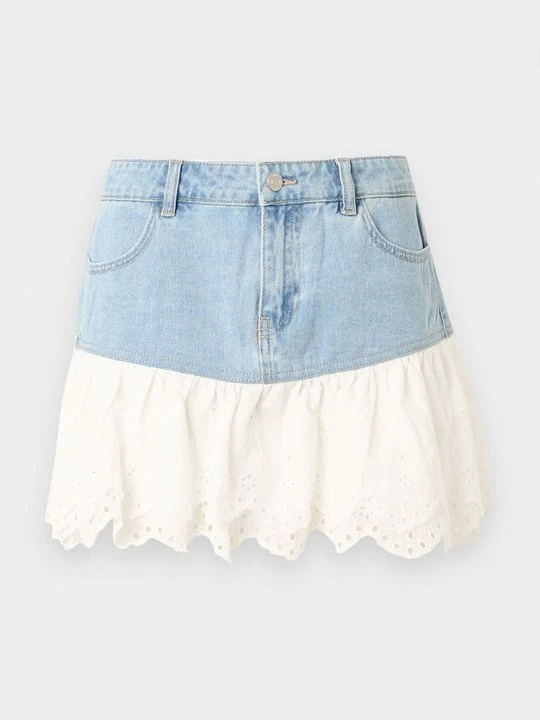Zdjęcie produktu Spódnica mini Only jasnoniebieski denim