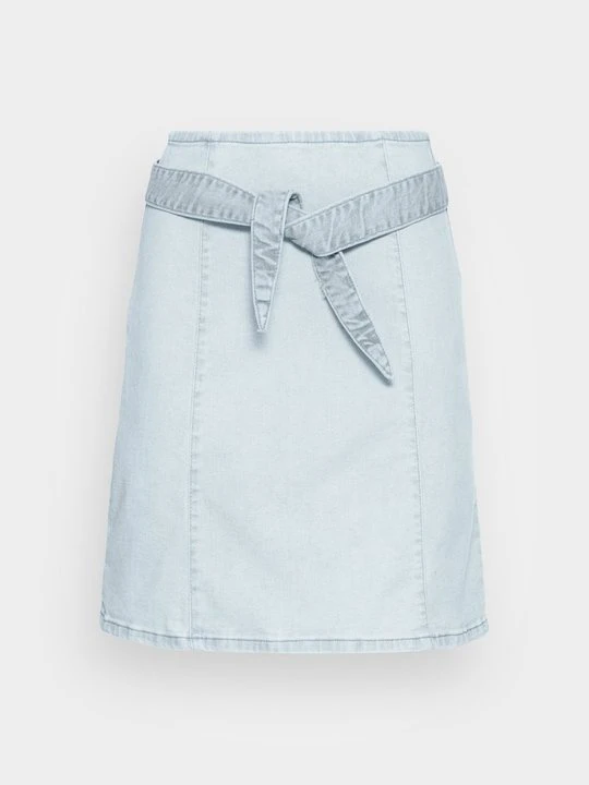 Zdjęcie produktu Spódnica mini Pieces jasnoniebieski denim