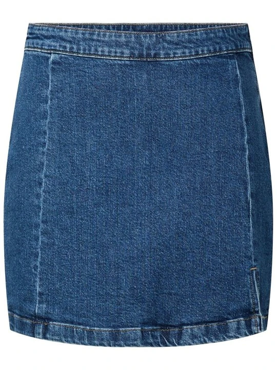 Zdjęcie produktu Spódnica mini Pieces niebieski denim