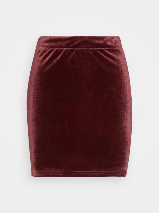 Zdjęcie produktu Spódnica mini Pieces bordowy