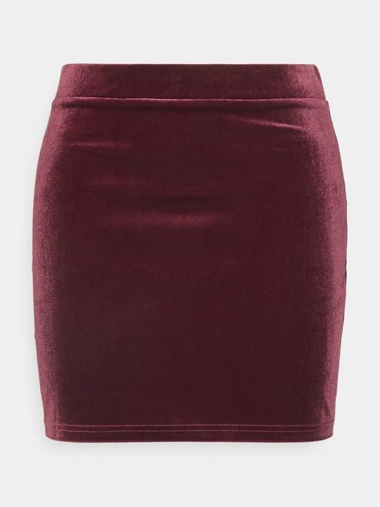 Zdjęcie produktu Spódnica mini Pieces bordowy