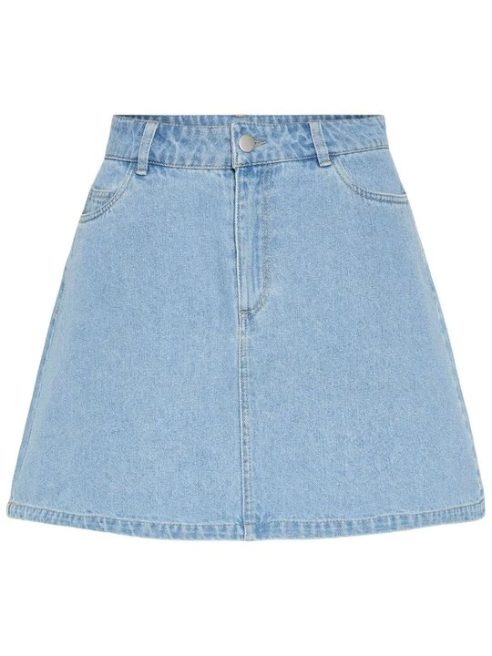 Zdjęcie produktu Spódnica mini Pieces jasnoniebieski denim