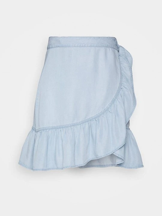 Zdjęcie produktu Spódnica mini Pieces jasnoniebieski denim