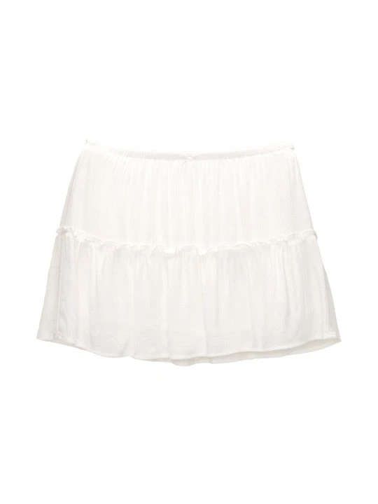 Zdjęcie produktu Spódnica mini PULL&BEAR biały