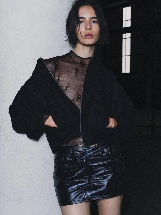 Zdjęcie produktu Spódnica mini PULL&BEAR czarny