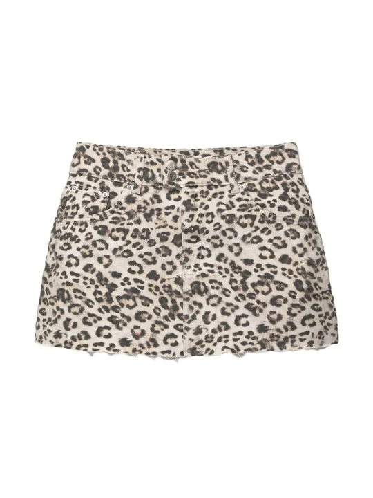 Zdjęcie produktu Spódnica mini PULL&BEAR brązowy