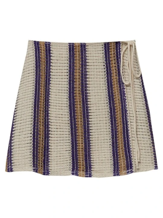 Zdjęcie produktu Spódnica mini PULL&BEAR beżowy