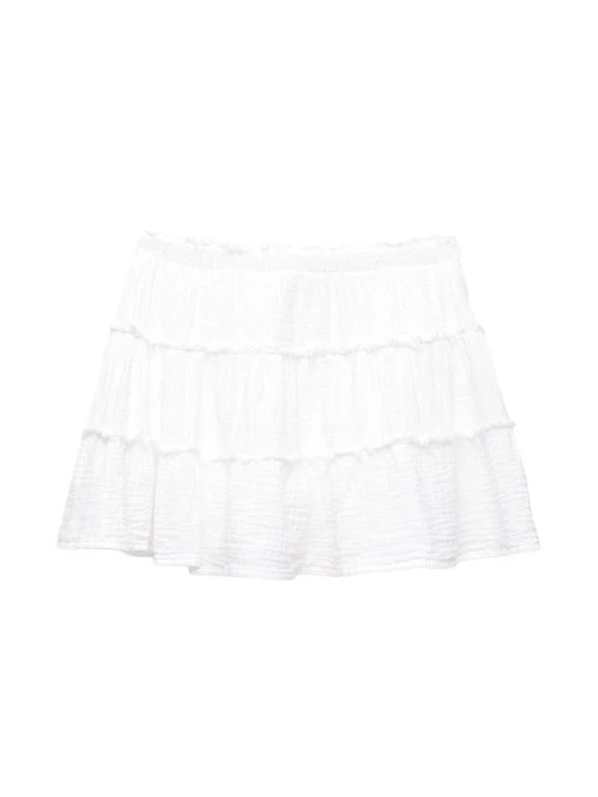 Zdjęcie produktu Spódnica mini PULL&BEAR biały