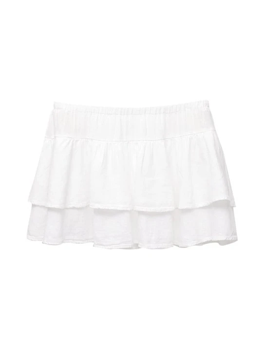 Zdjęcie produktu Spódnica mini PULL&BEAR biały