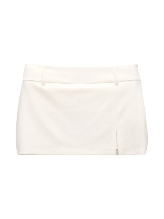 Zdjęcie produktu Spódnica mini PULL&BEAR mleczny