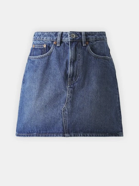 Zdjęcie produktu Spódnica mini Samsøe Samsøe niebieski denim