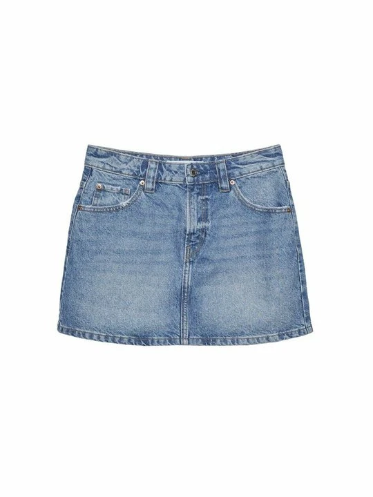 Zdjęcie produktu Spódnica mini Stradivarius niebieski denim