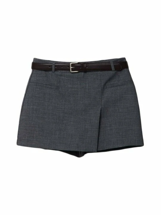 Zdjęcie produktu Spódnica mini Stradivarius ciemnoszary