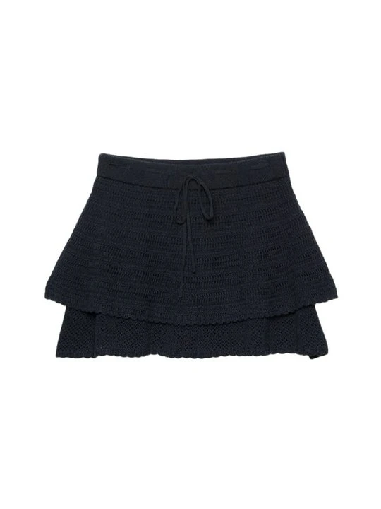 Zdjęcie produktu Spódnica mini Stradivarius granatowy