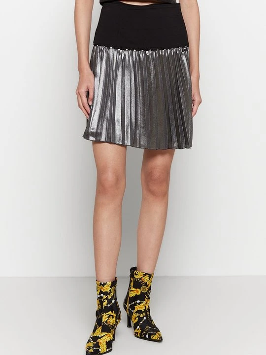 Zdjęcie produktu Spódnica mini Versace Jeans Couture srebrny