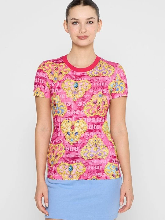 Zdjęcie produktu Spódnica mini Versace Jeans Couture niebieski