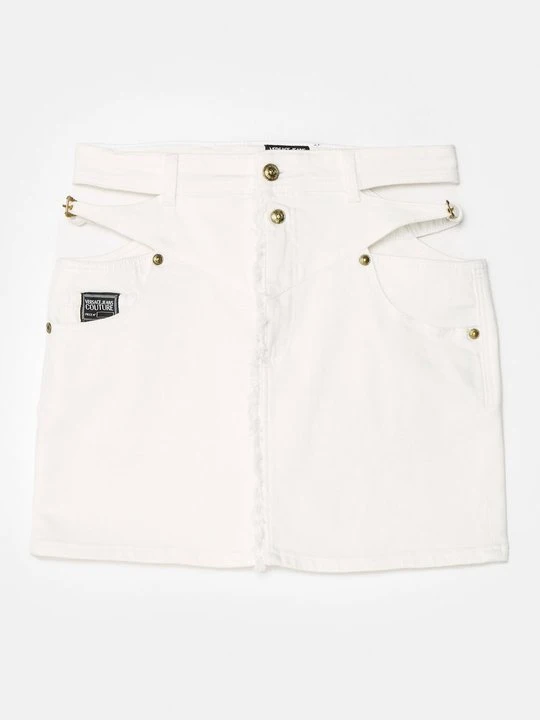 Zdjęcie produktu Spódnica mini Versace Jeans Couture mleczny