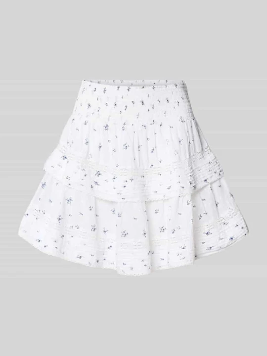 Zdjęcie produktu Spódnica mini w efekcie stopniowania model 'Kenia' NEO NOIR Biały