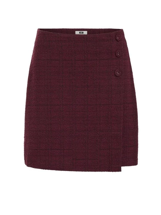 Zdjęcie produktu Spódnica mini WE Fashion ciemnofioletowy melanż
