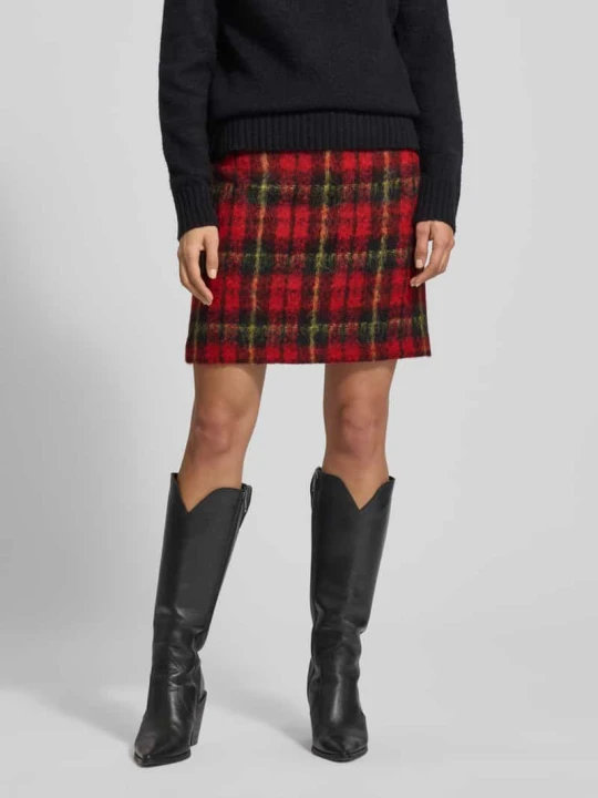 Zdjęcie produktu Spódnica mini z dodatkiem wełny Lauren Ralph Lauren Czerwony melanż