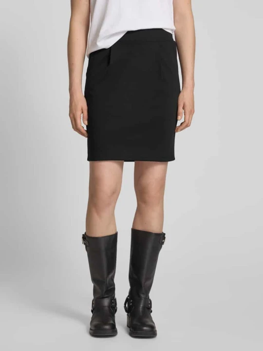 Zdjęcie produktu Spódnica mini z dżerseju model ‘Kate’ Ichi Czarny