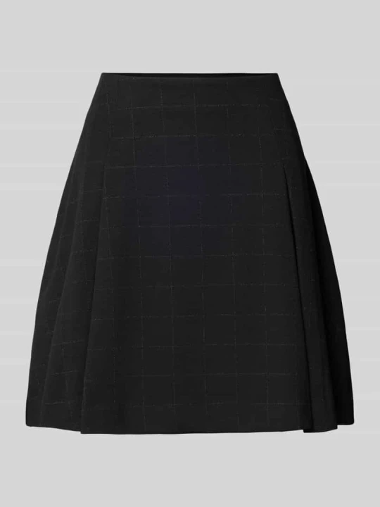 Zdjęcie produktu Spódnica mini z elastycznej mieszanki wiskozy model 'KATE' Ichi Czarny