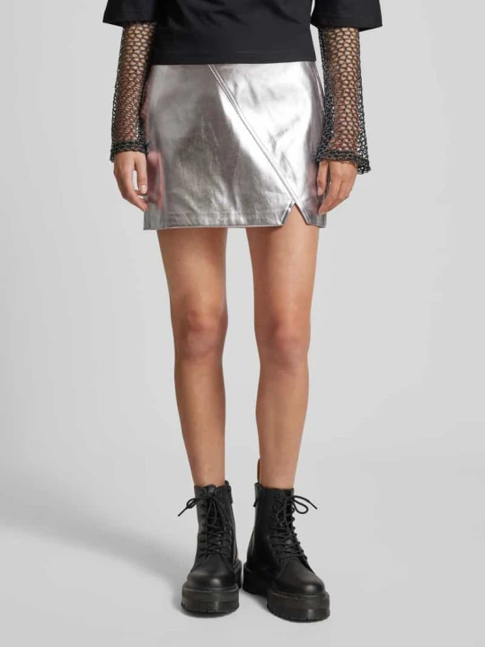 Zdjęcie produktu Spódnica mini z fakturowanym wzorem model ‘EILISH’ Only Grafitowy
