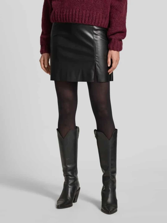 Zdjęcie produktu Spódnica mini z imitacji skóry model ‘NELLY’ Vero Moda Czarny