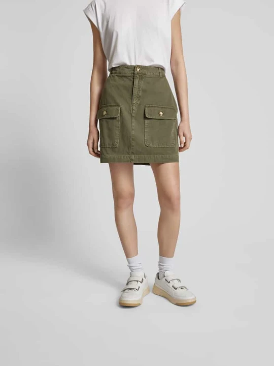 Zdjęcie produktu spódnica mini z kieszeniami z patką Anine Bing Khaki