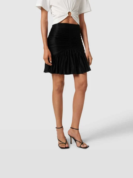 Zdjęcie produktu spódnica mini z marszczeniami Paco Rabanne Czarny