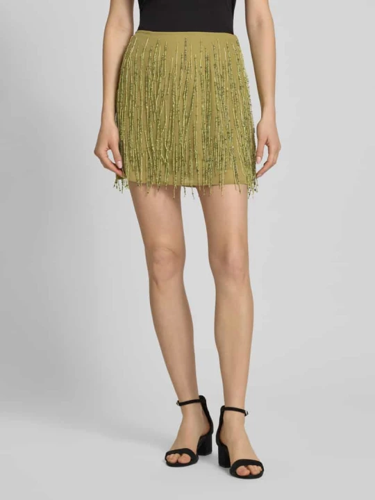 Zdjęcie produktu spódnica mini z pereły model 'RHEA' Topshop Jasnozielony