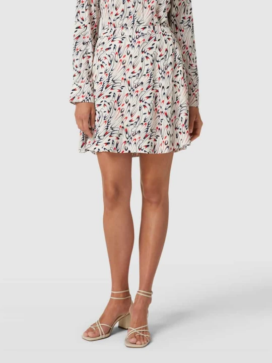 Zdjęcie produktu Spódnica mini z wzorem na całej powierzchni Tommy Hilfiger Écru