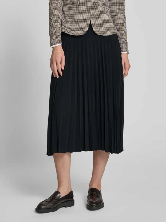 Zdjęcie produktu Spódnica midi z elastycznym pasem model 'VIELLETTE' Rich & Royal Czarny