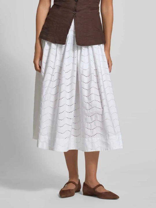 Zdjęcie produktu Spódnica o linii a maxi z czystej bawełny Polo Ralph Lauren Biały