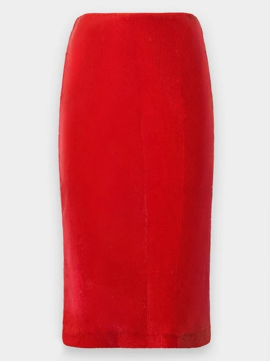 Zdjęcie produktu Spódnica ołówkowa Diane Von Furstenberg czerwony